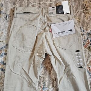 Levi's 511 Commuter Slim Straight Jeans in Light Khaki